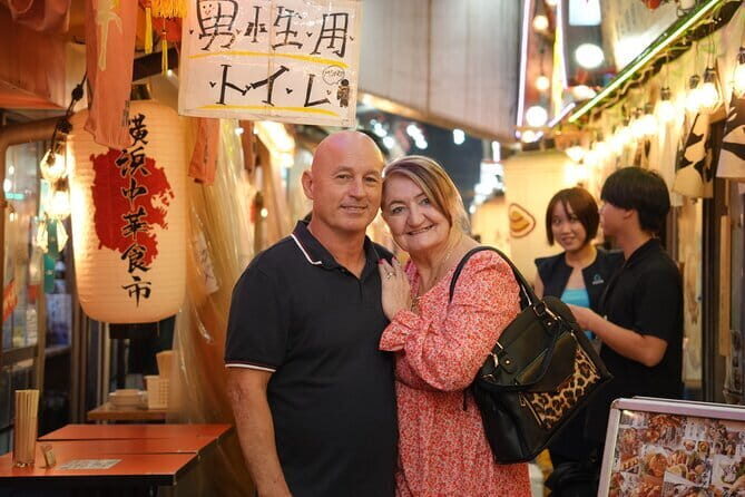 [1 Group Only] Explore Tokyo Ginza Food Tour for Family - Stop 1 in Shimbashi: cooking your own Japanese pancake-style meal