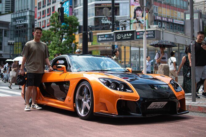 1-Hour Tokyo Tour in Tokyo Drift Mazda RX7 - Riding a Mazda RX-7 around Tokyo: the point isn’t just the car
