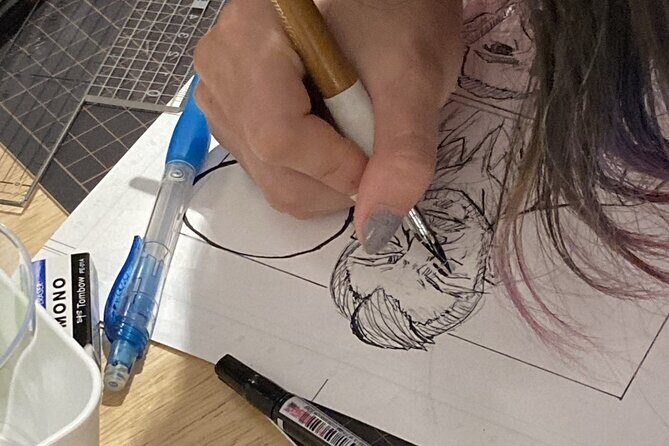 3-Hour Manga Drawing Workshop in Tokyo - Price and value at $97.73: small group, pro artist, take-home output