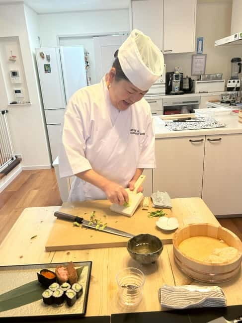 AKEMI's SUSHiKiTCHEN: A fun sushi cooking lesson in Tokyo - Your sushi lineup: Nigiri, Maki, Gunkan, and Inari