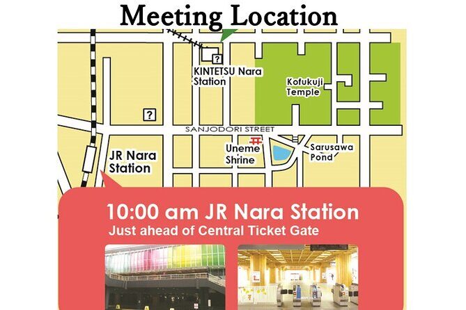 All must-sees in 3 hours - Nara Park Classic Tour! From JR Nara! - Getting started at JR Nara Station: the part you should not wing