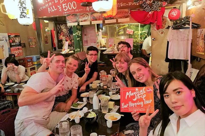 All-You-Can-Drink Bar Hopping Tour in Ueno - What’s Included: Dishes, Drinks, Photos, and the Guide Advantage