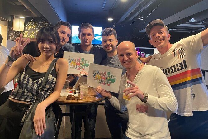 All You Can Drink Meet Locals Adventure Osaka International Party - Group photo and closing at 21:45–22:00