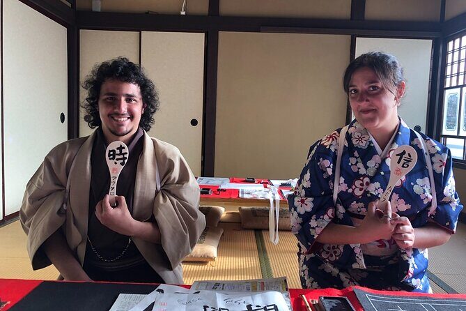 An Amazing set of Cultural experience: Kimono, Tea Ceremony and Calligraphy - Getting Dressed in Kimono at Okeiko Japan Miyajima