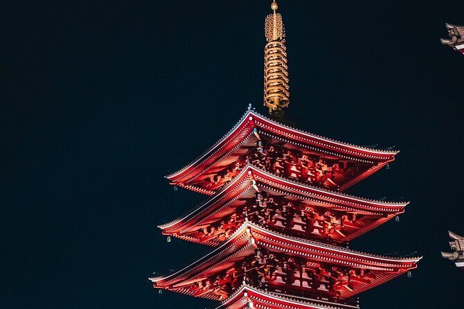 Asakusa Night Evening Walking Tour with English-Speaking Guide - Nakamise Shopping Street: Snacks and Souvenirs Without the Rush