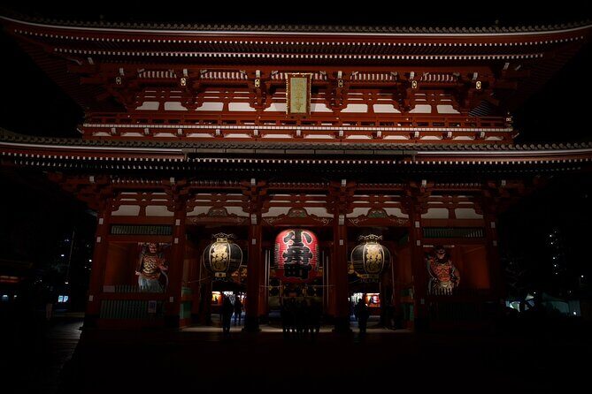 Asakusa Night Evening Walking Tour with English-Speaking Guide - Asakusa Shrine: Founders, 17th-Century Roots, and a WWII Survival Story