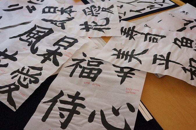Authentic Japanese calligraphy class in Tokyo! Kanji your name - The tools and paper: what’s provided and why it matters