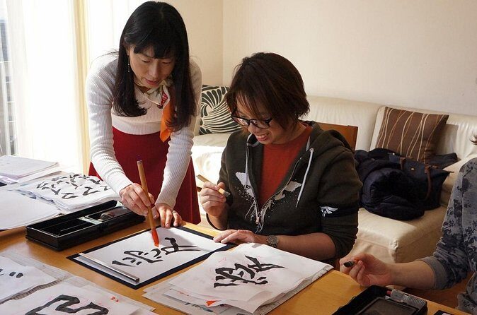 Authentic Japanese calligraphy class in Tokyo! Kanji your name - Writing your name in Kanji: what you’ll create