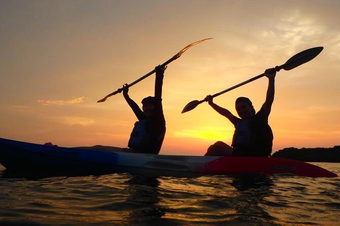 Beautiful sunset kayak tour in Okinawa - What the route is actually like: river, mangroves, and then open water