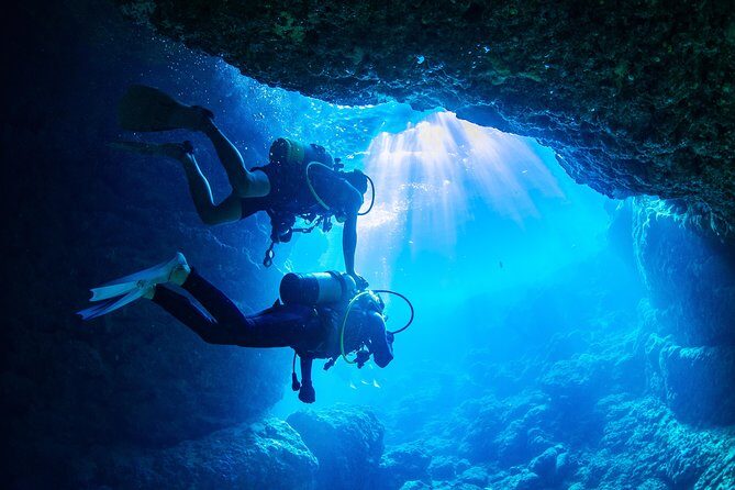Blue Cave Introductory Dive–Private Guide, Boat Tour&Free Photos - Blue Cave stop: what you’re actually there to see