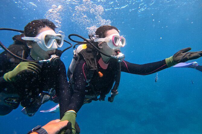 Boat entry diving at the Blue Cave in Onna Village, Okinawa! - Price and Value: Does $51.89 Make Sense?
