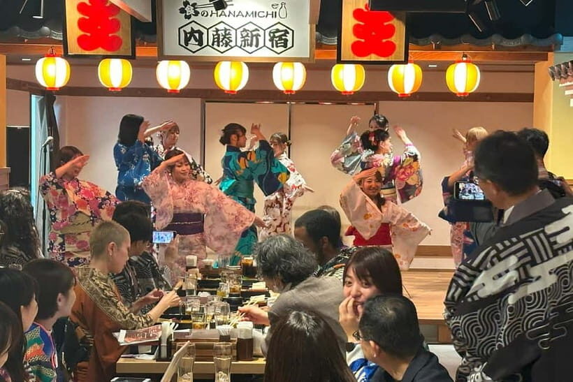 Bon Dance IZAKAYA in Shinjuku, Tokyo - Drinks and Value: One Included Drink, or Upgrade to All-You-Can-Drink