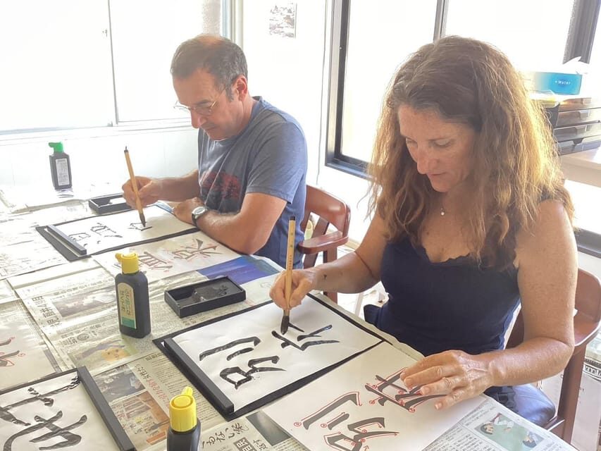 Calligraphy Class for Beginners in a Century-old House - Small-group attention with teachers like Liko and Hana