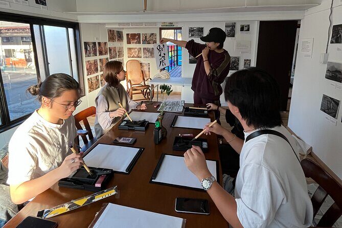 Calligraphy Class for Beginners in a Century-old Japanese House - Space Beppu: a century-old house where community comes first