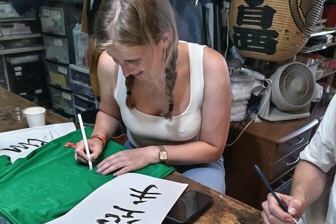 Calligraphy on T-shirt or lantern near Skytree Tokyo - Key Highlights You’ll Care About