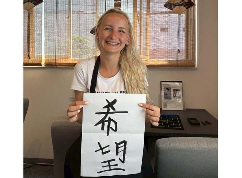 Calligraphy & print your calligraphy on a T-shirt. - Key Highlights You’ll Remember