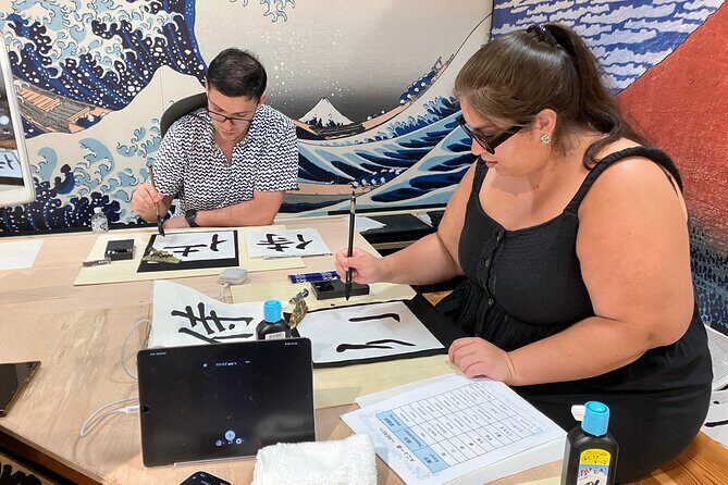 Calligraphy Workshop at Traditional Folk Craft Shop in Hiroshima - What happens in the 45-minute calligraphy session