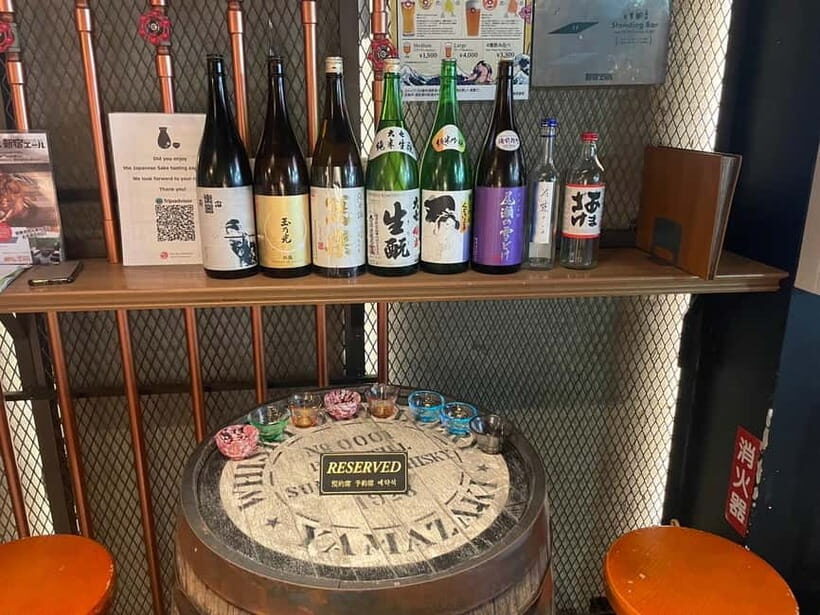 Casual Japanese sake tasting and snack experience, Kabukicho - Kabukicho Sake Tasting: the real point isn’t drinking more