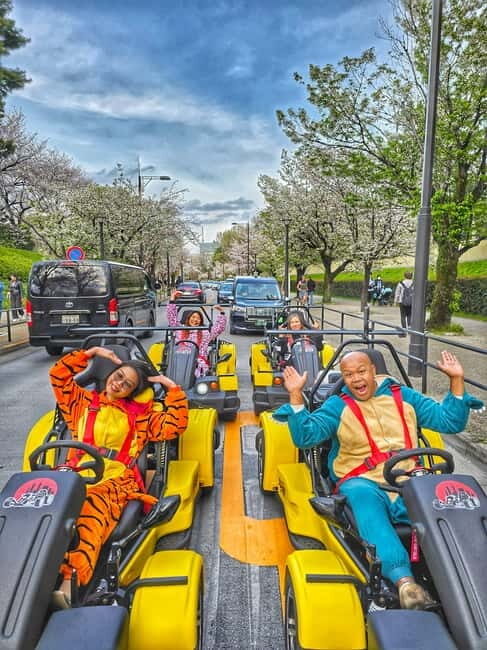 Cherry Blossom Go-Kart Tour with Insta360 Video & Photos - Costume rental makes quick stops fun