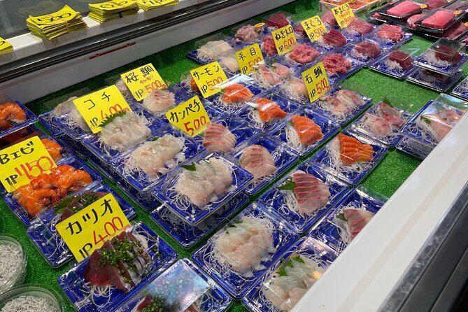 Classic Tsukiji Food Tour - Stop 4: Tsukiji Fish Market area after the wholesale move