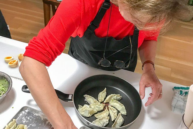 Cook Homestyle Ramen and Gyoza from scratch - What you’ll actually cook: creamy ramen broth, toppings, and gyoza