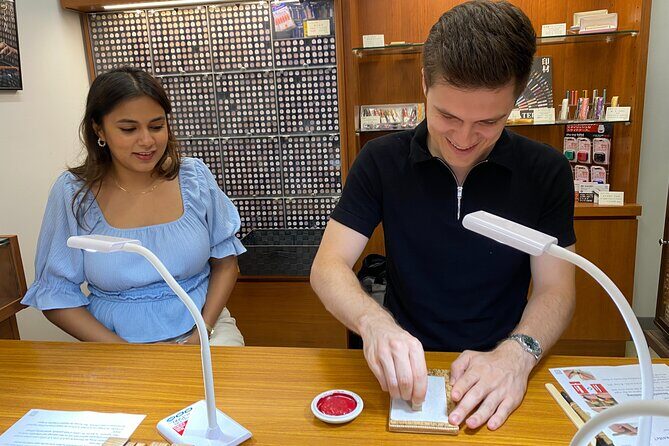 Create Your Own Japanese HANKO Name Seal in Tokyo - What happens during the 1 hour 30 minutes