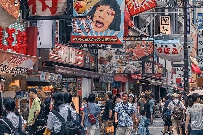 Cruise Stop-Over: Private Custom Day trip to Osaka from Kobe Port - Dotonbori and street-food energy: neon, photos, and practical ordering help
