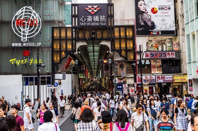 Cruise Stop-Over: Private Custom Day trip to Osaka from Kobe Port - The covered market stop: takoyaki and kushikatsu with local context