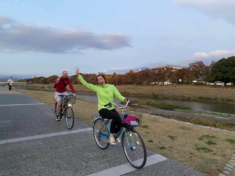 Cycle Kyoto's Hidden Gems & Gion Stroll - Riverside Bike Time: Breeze, Stops, and the Calm Kyoto You Want