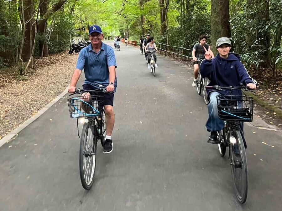 Cycle Kyoto's Hidden Gems & Gion Stroll - The River Junction and the Lighted Return