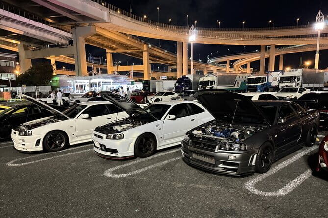 Daikoku Car meet & Tokyo Private JDM Night Tour in 700HP R34 GT-R - Private Pickup, 3.5 Hours, and Where the Value Comes From