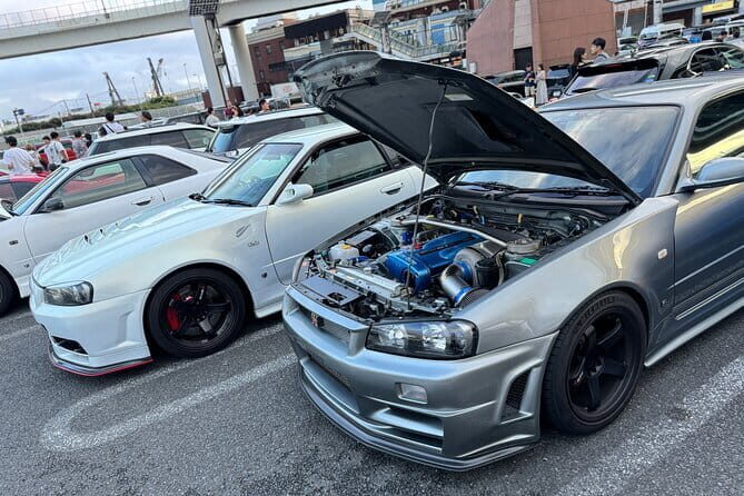 Daikoku Car meet & Tokyo Private JDM Night Tour in 700HP R34 GT-R - Rainbow Bridge Pass: Pretty Views, No Hanging Around