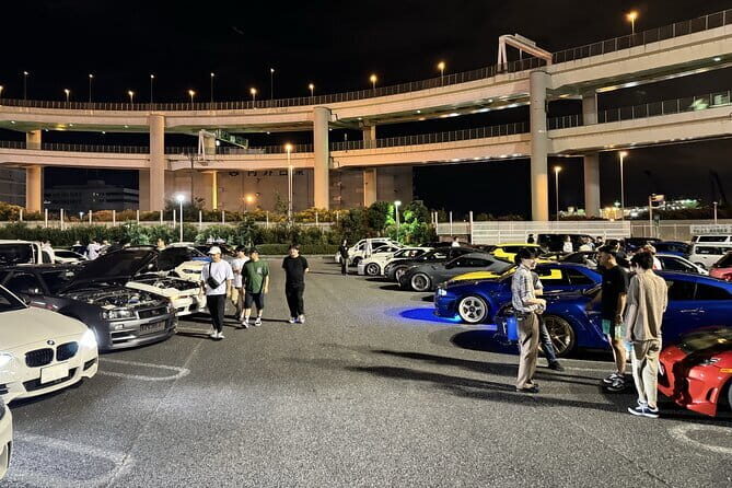 Daikoku Car meet & Tokyo Private JDM Night Tour in 700HP R34 GT-R - The Daikoku Parking Area Car Meet: Photos Are the Easy Part