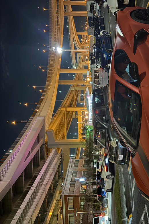Daikoku cars meet experience by Porsche Macan - Entering The Toyosu Start: Meeting Point Clarity Matters