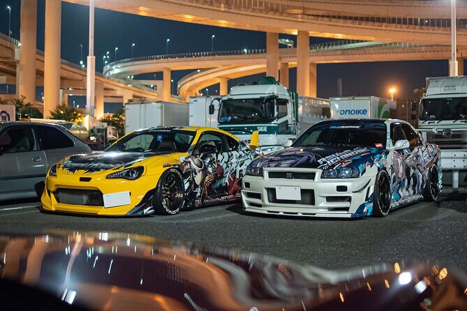 Daikoku PA JDM Car Scene Tour in Tokyo Drift RX7 - Stop 2: Tokyo Tower Under-Your-Feet Photo Moments