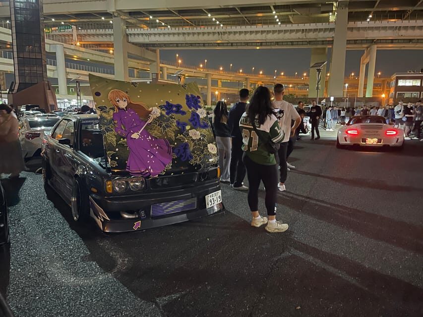Daikoku Parking Area : JDM car meet tour by a local Japanese - Tokyo Skytree Town passing: quick orientation and skyline framing