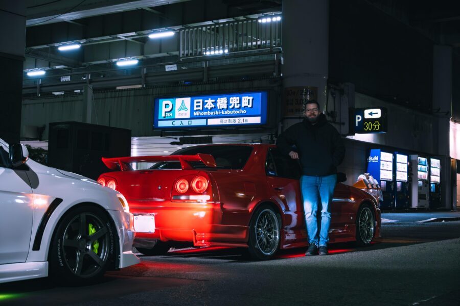 Daikoku: R34 Skyline Night Private JDM Daikoku Experience - The convoy feel: why driving side by side changes everything