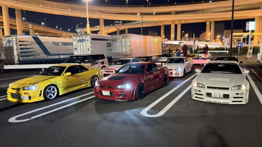 Daikoku & Tokyo JDM Night Tour in R34 or TopSecret R35 GT-R - R34 GT-T vs Top Secret R35 GT-R: what you’ll actually feel
