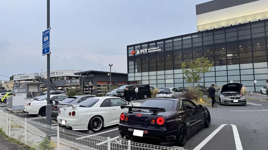 Daikoku & Tokyo Private JDM Tour by 700HP R34 GT-R - Daikoku PA: The Biggest JDM Party You Can Actually Visit