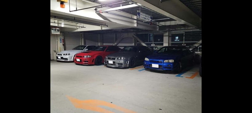 DaikokuPA:A private Daikoku tour in a customised R34! - Super Autobacs Shinonome: The Perfect Pre-Meet Warm-Up
