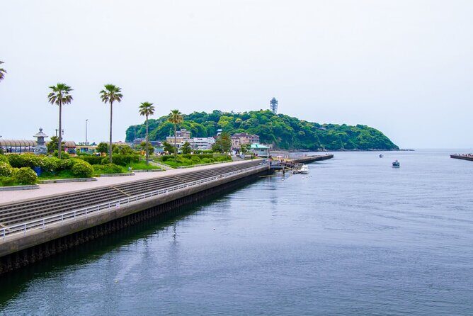 Day Trip to Kamakura & Enoshima: Shrines, Seaside, Temples & Tea - Enoshima Island: seaside walking plus the Sea Candle observatory