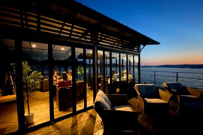Dinner Cruise on HANAIKADA (Raft-Type Boat) with Scenic View of Miyajima - A raft-type boat dinner that feels close to the water