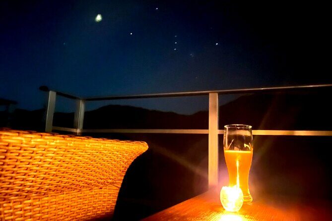 Dinner Cruise on HANAIKADA (Raft-Type Boat) with Scenic View of Miyajima - Miyajima and the Torii gate: the view you eat to