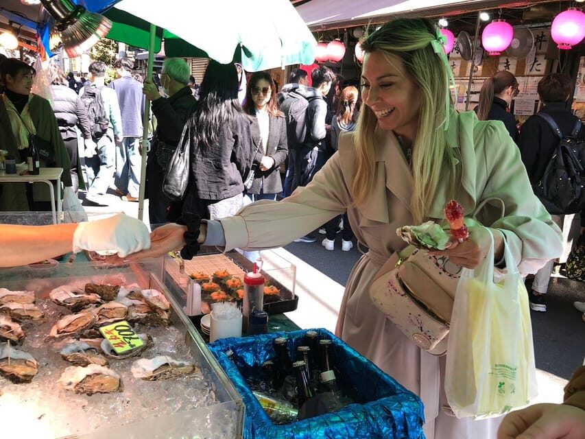 Dive into Tsukiji Fish Market Walking Friendly Food Tour - Starting at Tsukiji Hongwanji Temple: Get Your Bearings First