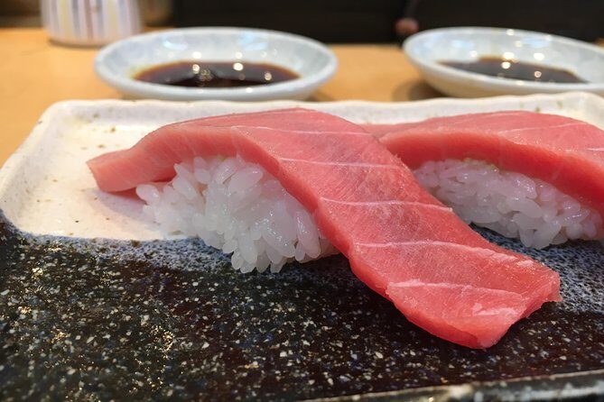 Eat, Drink & Cycle: Osaka Foodie Bike Tour - Final Stop: Sushi Recommendations Plus Kushikatsu Skewers