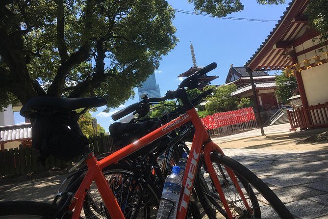 Eat, Drink & Cycle: Osaka Foodie Bike Tour - Shitennoji on Two Wheels: Temple Photos Without the Maze