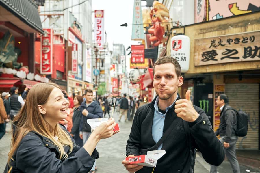 Eat Like a Local in Osaka – Private Custom Street Food Tour - Osaka’s street-food power combo: Dotonbori neon plus Namba lantern alleys