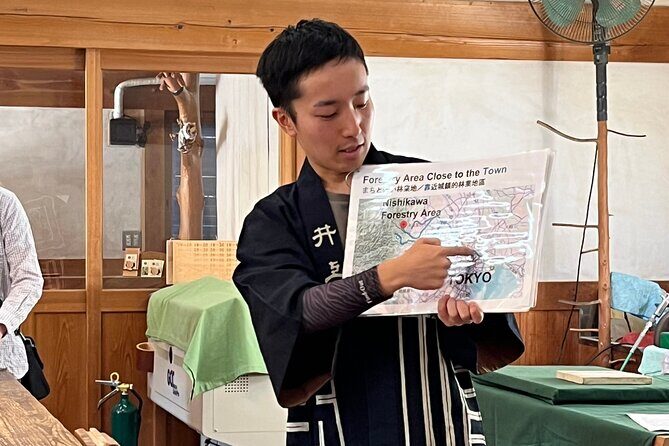 Ecotourism and Woodcraft with a Mountain Artist Near Tokyo - The Kirari woodcraft session: pyrography with your own kanji