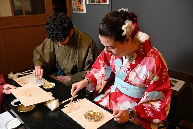 Elegant Tea Ceremony While Wearing Kimono Experience in Kyoto - Choosing your add-on: Calligraphy, gold leaf, or Nishiki Market walking