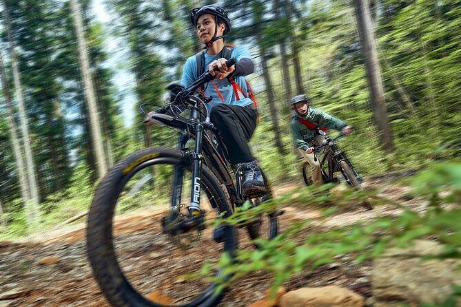 eMTB tour to see the beautiful islands from the summit - Your day in order: Yuki Onsen to 360° views, lunch, and coffee